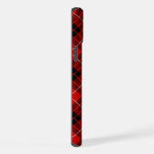 Munro tartan rood zwart geruit iPhone hoesje (Rechterkant)