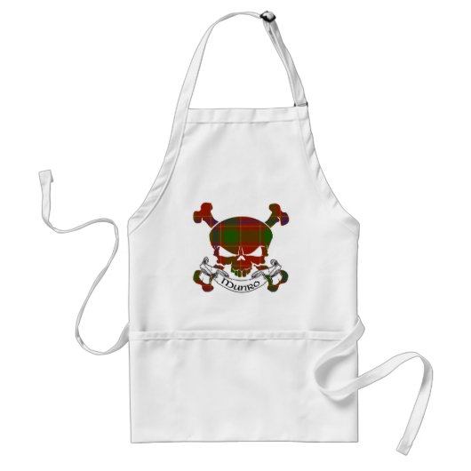 Munro Tartan Skull Standaard Schort (Voorkant)