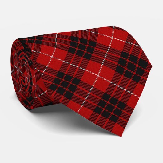 Munro Tartan Stropdas (Opgerold)