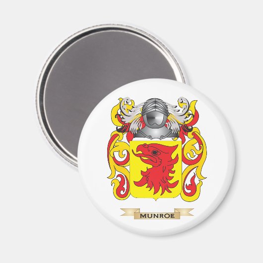 Munroe Wapen (Familie Crest) Magneet (Voorkant / Achterkant)