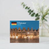 Münster Duitsland Briefkaart (Staand voorkant)