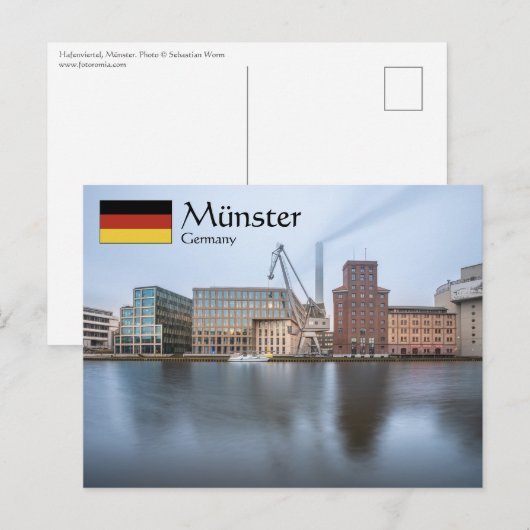 Münster Duitsland Briefkaart (Voorkant / Achterkant)
