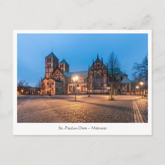 Münster Duitsland Briefkaart (Voorkant)