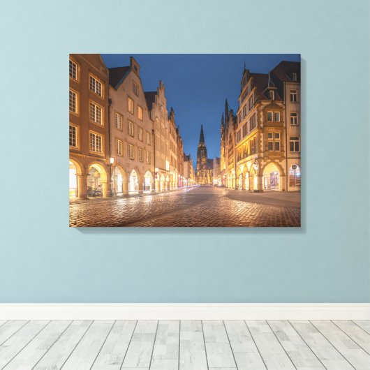Münster Duitsland Canvas Afdruk (Insitu (Houten vloer))