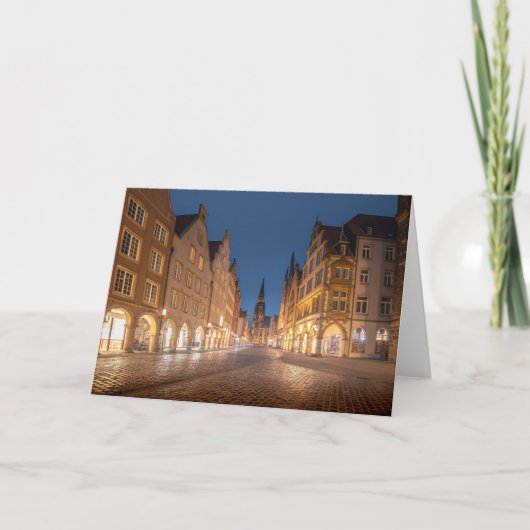 Münster Duitsland Kaart (Voorkant)