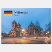 Münster Duitsland Souvenir Magneet (Voorkant)