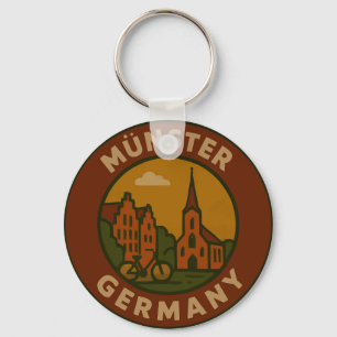 Münster Duitsland Stad Kunst Sleutelhanger