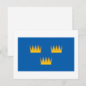 Munster Flag Briefkaart (Voorkant / Achterkant)