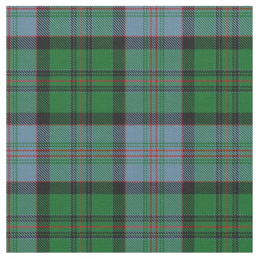 Munster Irish Province Tartan Stof (Close Up)
