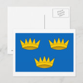 Munster Province Flag Briefkaart (Voorkant / Achterkant)