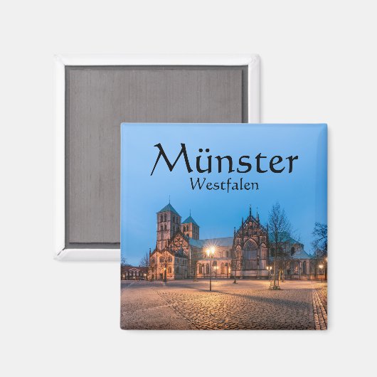 Münster Souvenir Magneet (Voorkant / Achterkant)
