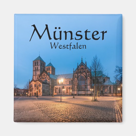 Münster Souvenir Magneet (Voorkant)