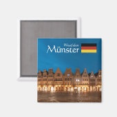Münster Souvenir Magneet (Voorkant / Achterkant)
