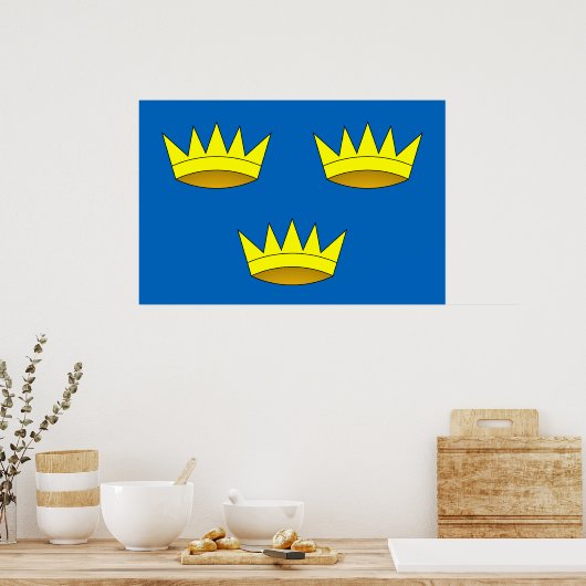 Munster, vlag van Ierland Poster (Keuken)