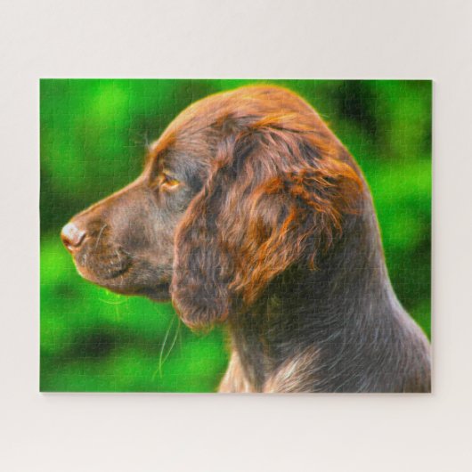 Munsterlander Dog. Legpuzzel (Horizontaal)