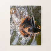 Munsterlander Dog. Legpuzzel (Verticaal)