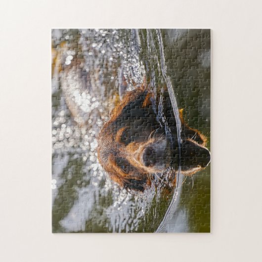 Munsterlander Dog. Legpuzzel (Verticaal)