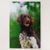 Munsterlander Dog. Legpuzzel (Verticaal)