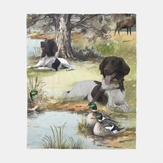 Munsterlander Fleece Deken (Voorkant)