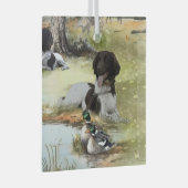 Munsterlander Glas Ornament (Voorkant Rechts)