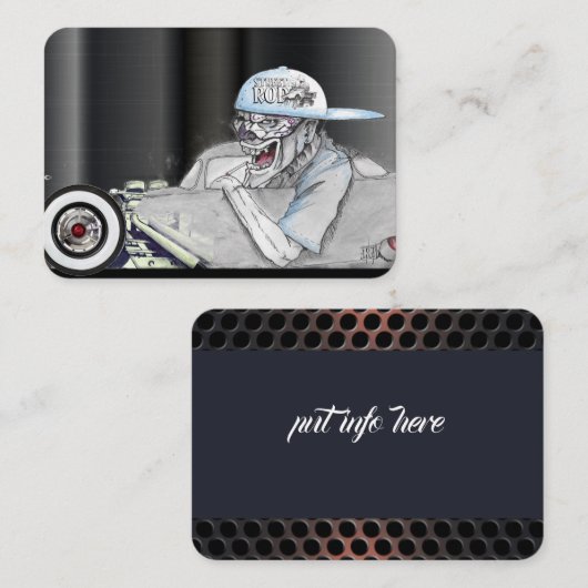 Munstrod Visitekaartje (Voorkant / Achterkant)