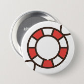 munt-2 ronde button 7,6 cm (Voorkant /achterkant)