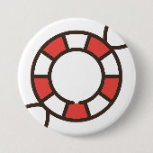 munt-2 ronde button 7,6 cm (Voorkant)