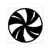 munt-3 rubberstempel (Afrduk)