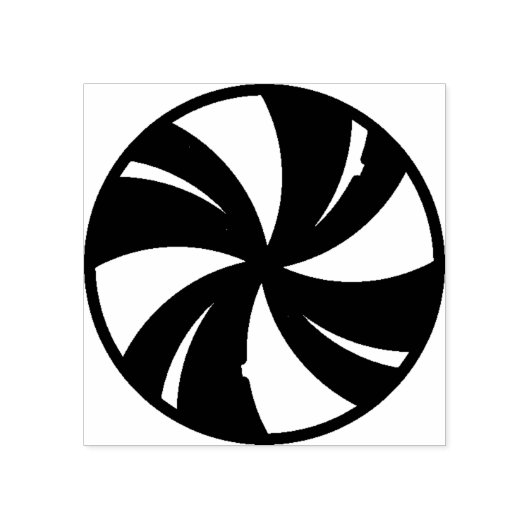 munt-3 rubberstempel (Afrduk)