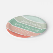 Munt aan Koraal Vrijgezellenfeest Borden Papieren Bordje (Gekanteld)