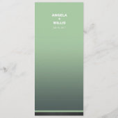 Munt Angela & Willis Stylish Strands Menu (Achterkant)