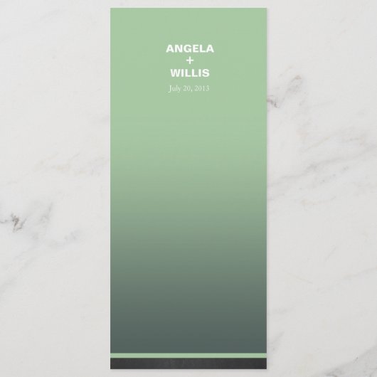 Munt Angela & Willis Stylish Strands Menu (Achterkant)