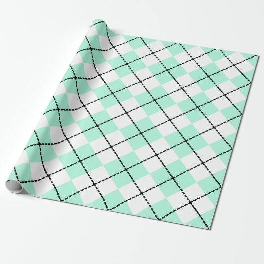 Munt Argyle Inpakpapier (Uitgerold)