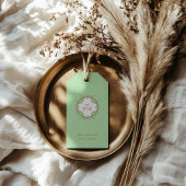 Munt Barok Bruiloft Favor Tag Cadeaulabel
