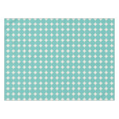  Munt Blauwgroen Groen Geometrische Stippen Patroo Tafelkleed (Voorkant (Horizontaal))