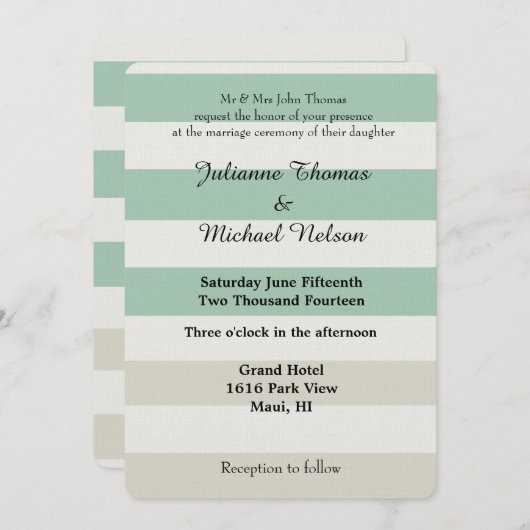 Munt, Bord en witte strepen Kaart (Voorkant / Achterkant)