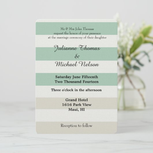 Munt, Bord en witte strepen Kaart (Staand voorkant)