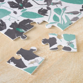 Munt Bruine Bloesems Legpuzzel (Zijkant)