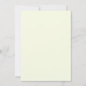 Munt Celadon Eucalyptus Bruiloft Kaart (Achterkant)