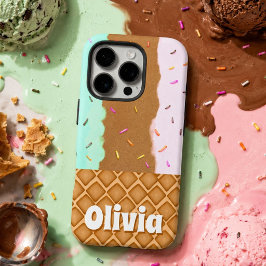 Munt Chocolade Aardbei Ijs Naam iPhone 16 Pro Hoesje