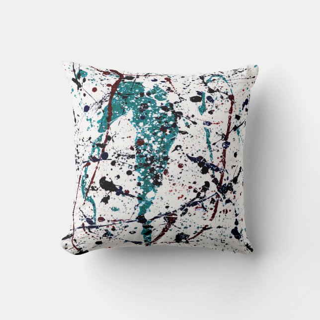 Munt Chocolade Chip Kussen (Voorkant)