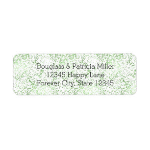 Munt Confetti Stippen Etiket