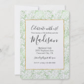 Munt Confetti Stippen Kaart (Voorkant)