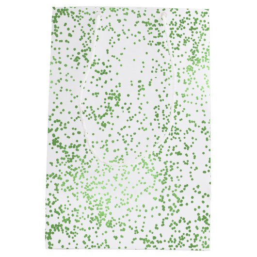 Munt Confetti Stippen Medium Cadeauzakje (Achterkant)