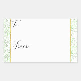 Munt Confetti Stippen naar goud van Kerst stickers