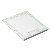 Munt Confetti Stippen Notitieblok (Schuin)