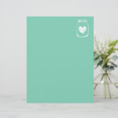 Munt country chic mason jar bruiloft (Staand voorkant)