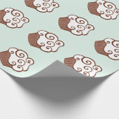 Munt Cupcake Inpakpapier (Hoek)