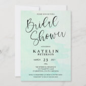 Munt de Uitnodiging van de Bridal van de Waterverf (Voorkant)