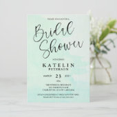 Munt de Uitnodiging van de Bridal van de Waterverf (Staand voorkant)